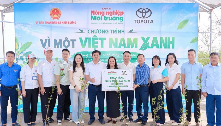 Đóng góp xã hội: Toyota Việt Nam tiếp tục triển khai Chương trình “Vì một Việt Nam xanh” năm 2026 tại Hưng Yên