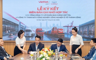 TC Group và Viettel Post kí biên bản ghi nhớ phát triển hạ tầng trạm sạc và tố ưu logistic và thương mại dịch vụ