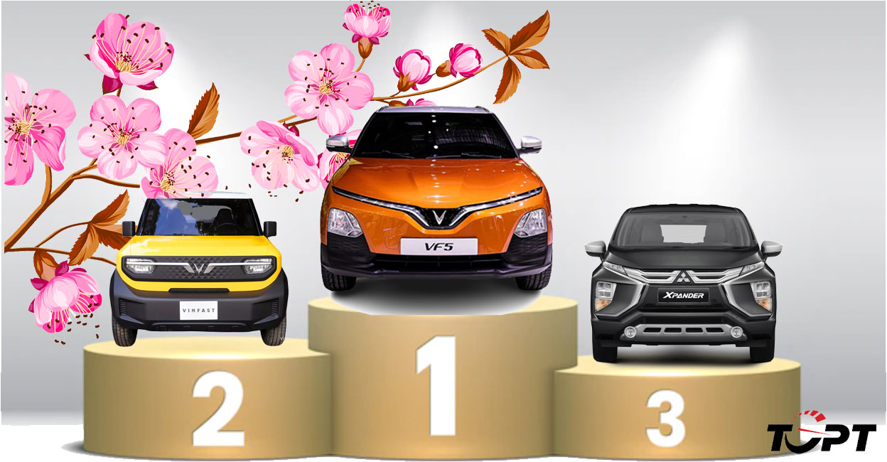 VinFast VF 5 giành vị trí số một tại Top 10 mẫu xe bán nhiều nhất Việt ...