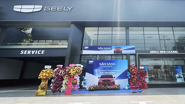Tp HCM: Đại lý Geely Bình Dương 