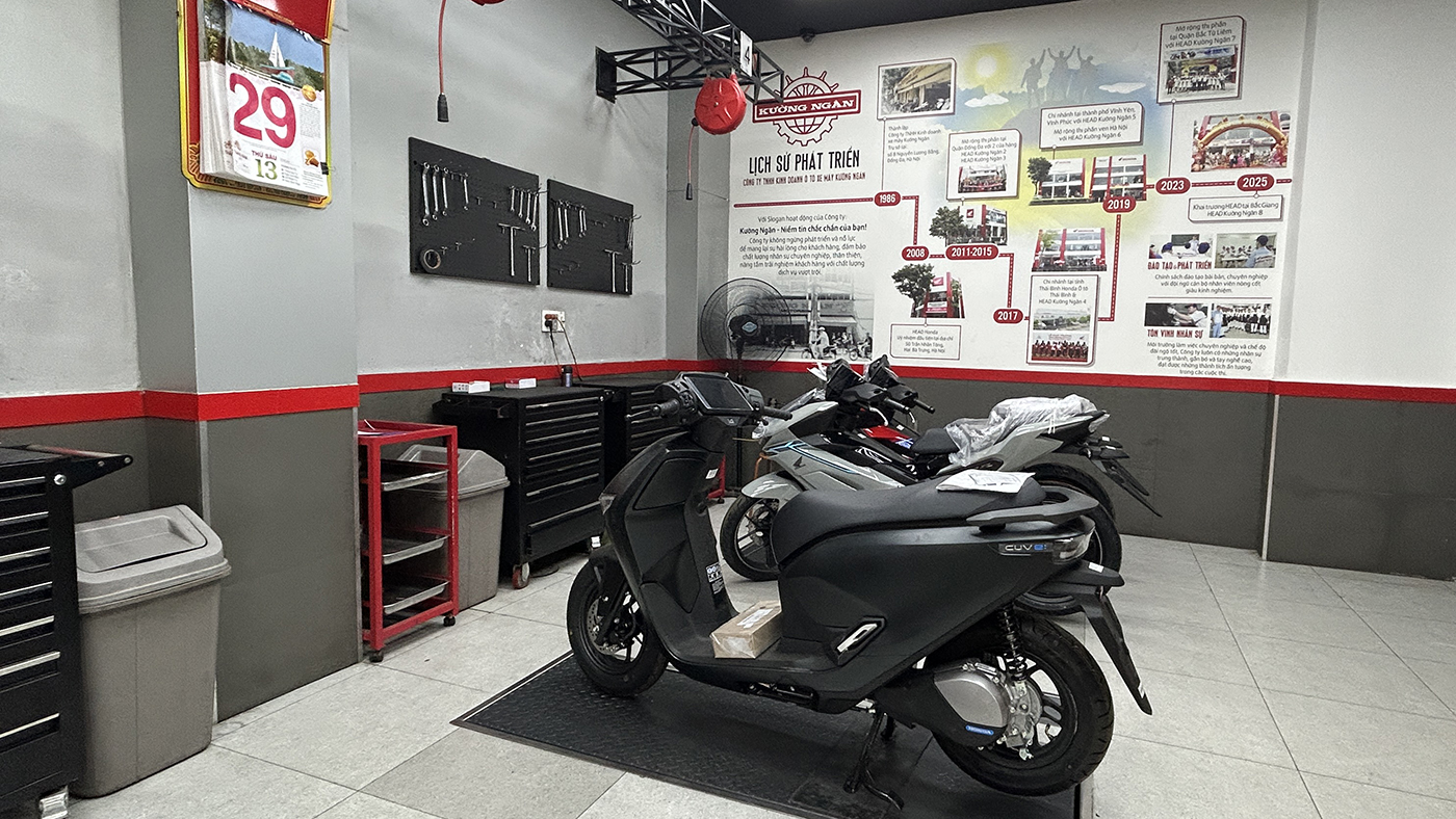 Thế giới 2 bánh: Honda Việt Nam ra mắt hệ thống tủ đổi pin xe máy điện vào đầu tháng 6