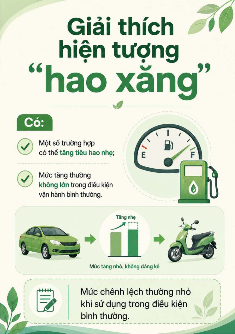 Cẩm nang sử dụng xăng sinh học E10