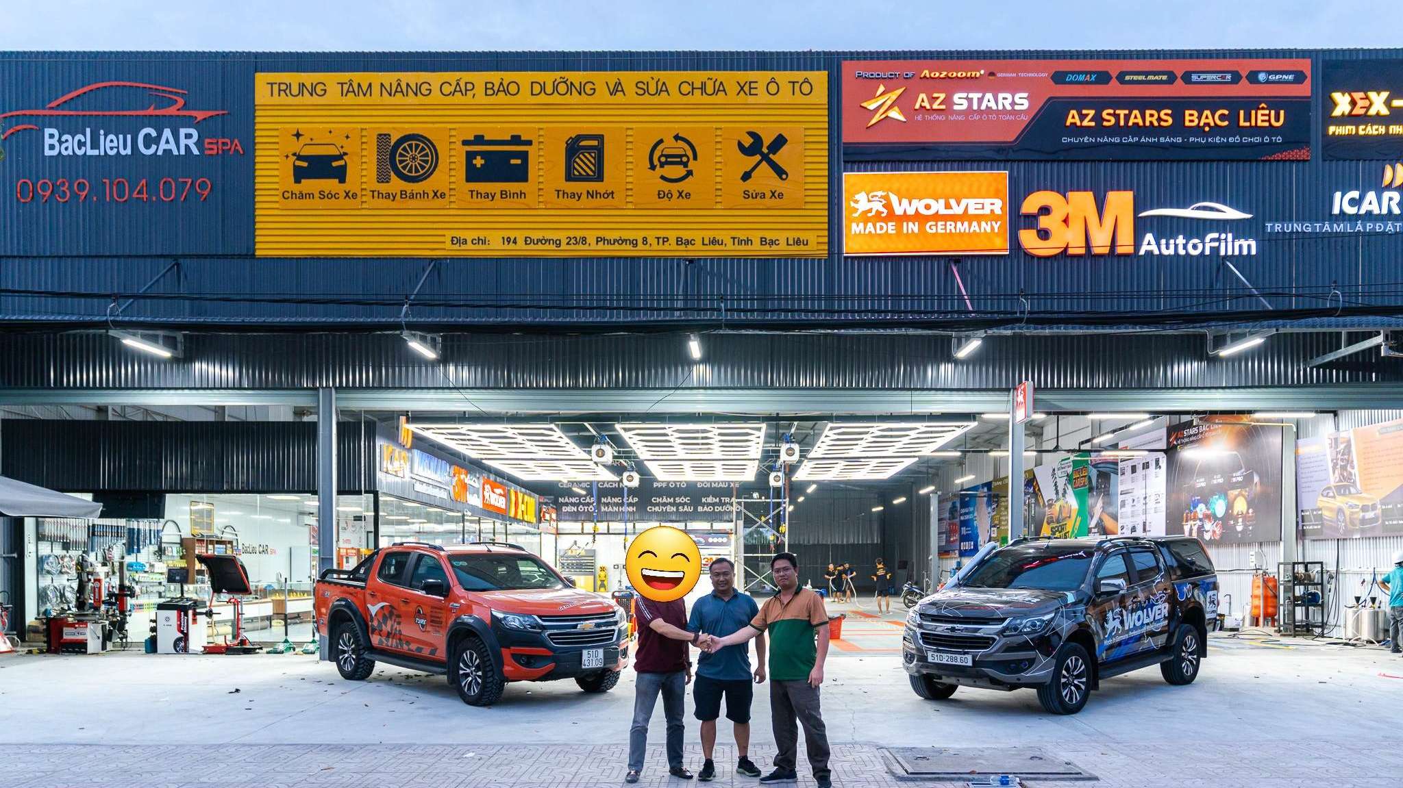 Bạc Liêu: Đại lý dầu Wolver - AZ Stars Bạc Liêu